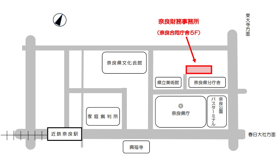 奈良財務事務所所在地